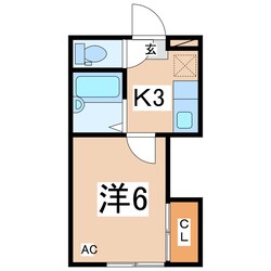 郡山駅 徒歩12分 1階の物件間取画像